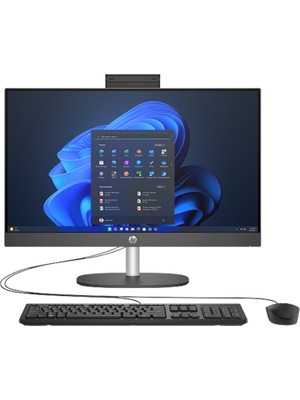 Hp D1BC2ET, Proone 240 G10,ULTRA 7 155U, 23,8" Fhd Ekran, 16GB Ddr5 Ram, 512GB Ssd, Paylaşımlı Ekran Kartı, Free Dos All In One Pc, Siyah