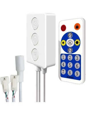Bluetooth LED Kontrol Cihazı SP601E Kablosuz Bağlantı Uzaktan Kumanda 5-24V Düğme Anahtar Çift ​​bağımsız Çıkış Sinyali