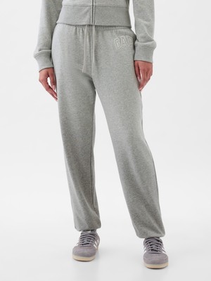 Gap Kadın Açık Gri Gap Logo Jogger Havlu Kumaş Eşofman Altı