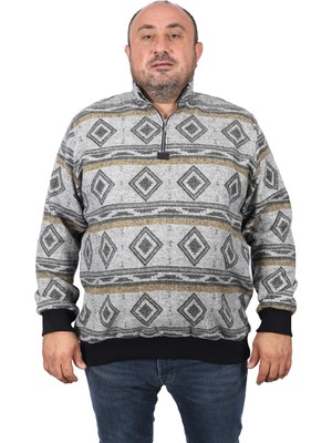 Moc Grande Mocgrande Sweatshirt Oduncu Polo Yaka Fermuarlı 22220 Hakı