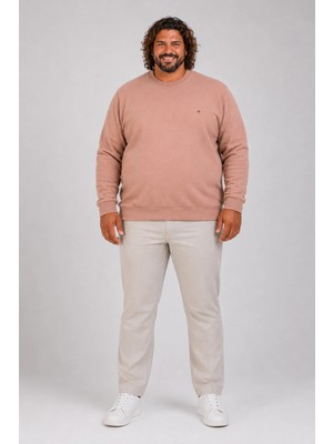 Moc Grande Mocgrande Büyük Beden Selanik Classic Sweat 23200 S.kahve