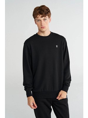 Hummel Hmlt-Pulse Co Regular Sweat Crew Neck Erkek Sweatshırt 922442-2001 Black