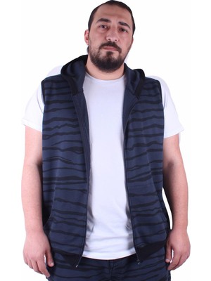 Moc Grande Mocgrande Büyük Beden Unisex Yelek 23600 Indıgo