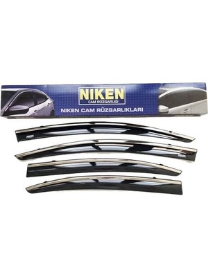 AyrStore Hyundai Tucson Niken Kromlu Cam Rüzgarlığı 4lü Set 2015 2020