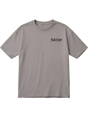 BarsDepo Unisex Vintage Rock Temalı Oversize Tişört