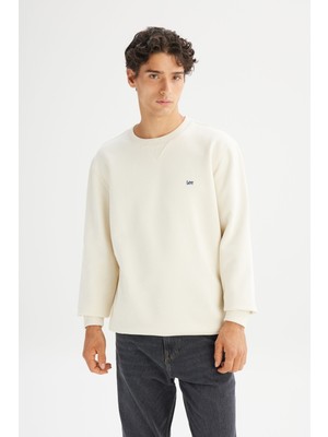 Lee Erkek Sweat L82IRY102 Off White