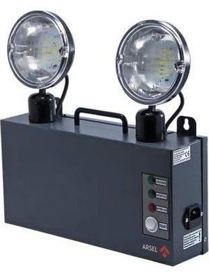 Arsel Versalite LED VSL226/1 Acil Aydınlatma Armatürü Kesintide 60 Dak. Yanan 2X1000 Lümen