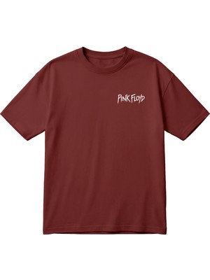 BarsDepo Unisex Vintage Rock Temalı Oversize Tişört
