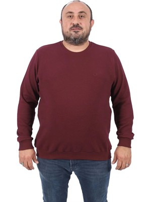 Moc Grande Mocgrande Gipeli Sweat  Bisiklet Yaka Wreath 22713 Bordo
