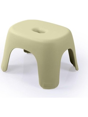AyrStore Dolu Nuve Kaymaz Basamaklı Tabure Taş Gri 7128