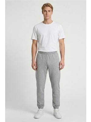 Hummel Hml-T-Pulse Co Regular Sweatpants Erkek Eşofman Alt 932357-2006 Grey Melange