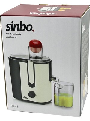 Ttt Sinbo Katı Meyve Sıkacağı - Bej Renk - Elektrikli - 450 ml Meyve Suyu Hazneli
