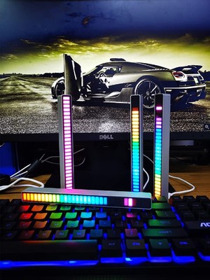 Ttt Rgb Sese Duyarlı Taşınabilir Ekolayzer LED Çubuk