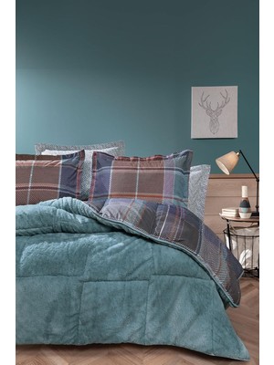 AyrStore Yataş Mosi Tek Kişilik Triola Uyku Seti - Indigo, 155 x 215