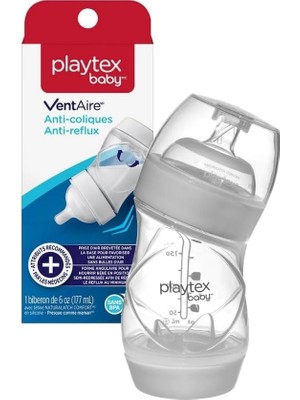 AyrStore Playtex Baby™ Ventaire® Yenidoğan Bebek Biberonu, Kolik & Reflü Önlemeye YARDIMCI,178 Ml, 0+