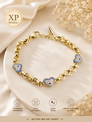 Xuping Jewelry Kalpli Nazar Boncuklu Bileklik