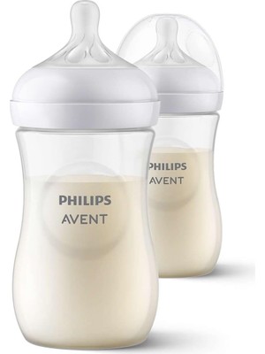 AyrStore Philips Avent Natural Response Pp 2'li Biberon Seti, 3-6 Ay 260ML SYC903/02