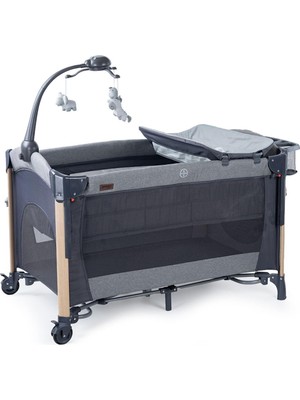 AyrStore Prego Elips Plus Anne Yanı Oyun Parkı Beşik Park Yatak 70X120 cm Park Yatak & Oyun Parkı Tek Eba