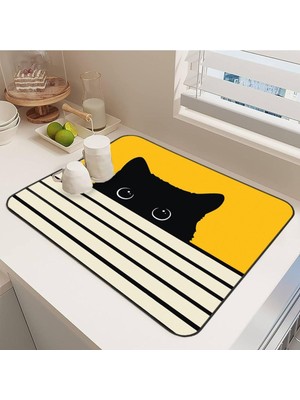 AyrStore Viva Home Yıkanabilir Bulasik Kurutma Mati Kurulama Bezi Kurutma Örtüsü Tezgah Üstü Bulaşıkl