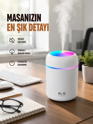 Cotton Soft Kompakt Boyutlu Nemlendirici – 30-45ML/H Buhar Kapasiteli