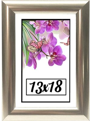 Hediyelik Çerçeve Dekorasyon Resim Çerçevesi 13X18 13X18-22-GÜMÜŞ