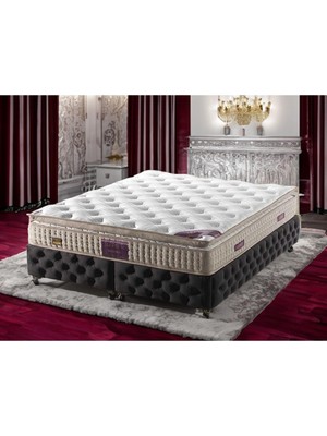 Luper Istanbul Luxuria Pedli Ultra Ortopedik Yaylı Yatak Beyaz 120 x 200