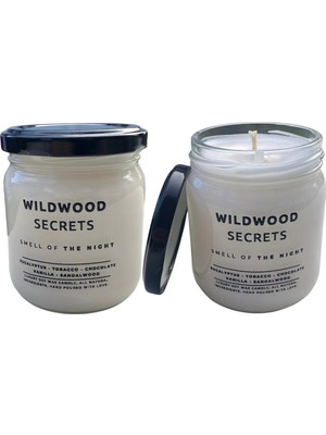 Wildwood Secrets,çiftli Soya Mum Seti,en Verimli Kavanoz Soya Mumu,tertemiz Yanar,kokulu Soya Mumu,