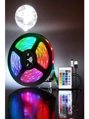 Hace Bazaar Smart Şerit LED Tv Arkası Renkli Kumandalı 10 Metre