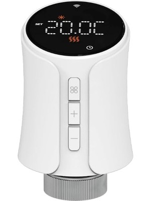 Zigbee LCD Ekranlı Termostatik Radyatör Vanası (Tuya, Smart Life, ZIGBEE2MQTT Uyumlu)