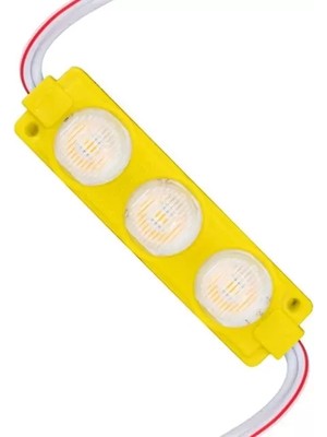 Uravas Store 12 Volt 3 Watt Sarı LED Modül - 74X20 mm - 3030 Çip