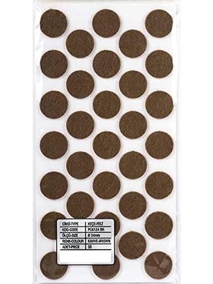Kazan Hobi Masa - Sandalye Altı Keçe Çap 24MM