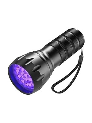 Kazan Hobi Valkyrie 21 LED 1. Kalite 395NM Güneş Işığı Ultraviyole Uv El Feneri - Blacklight - Çok Amaçlı