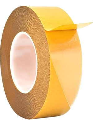 Kazan Hobi Çift Taraflı Filmik Film Şeffaf Bant Şerit Montaj Bandı 48 mm x 25 Metre Çok Amaçlı Güçlü 1 Adet