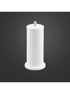 Kazan Hobi Keson 1 Adet 12 cm Beyaz Plastik Mobilya Baza Tv Ünitesi Yükseltme Ayağı Destek Ayağı