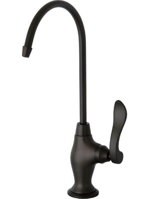 Kazan Hobi Kingston Brass Gourmetier KS3195NFL Nuwave Fransız Tek Kolu Su Filtrasyon Musluğu, Yağ Ovuşturdu Bronz, 10,81 x 4,63 x 1,75