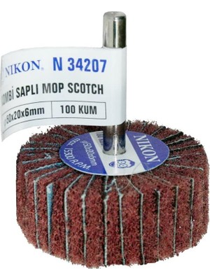 Kazan Hobi Nikon N34207 Saplı Kombi Mop Non Woven Zımpara