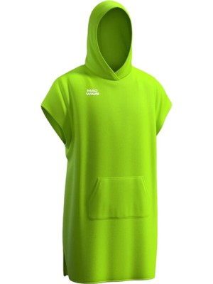 Mad Wave Yüzücü Bornozu Yeşil Unisex Panço