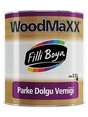 Kazan Hobi Katar Filli Boya Woodmaxx Parke Dolgu Verniği 2,5 Lt