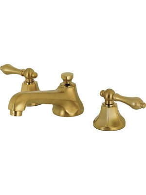Kazan Hobi Kingston Brass KS4467AL Metropolitan 20 cm Yaygın Tuvalet Bataryası Açılır Peruk, Saten Pirinç, 12,5 cm Ağız Erişimi
