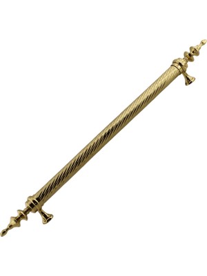Kazan Hobi Otağ Gold Altın 60 cm Kapı Çekme Kolu Tutma Kulpu Kulbu Çelik Dış Kapı Tutamağı Sürgülü Lüks Model