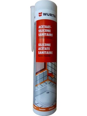 Kazan Hobi Würth Asetat Genel Amaçlı Silikon Sızdırmaz Izolasyon 310 ml Beyaz