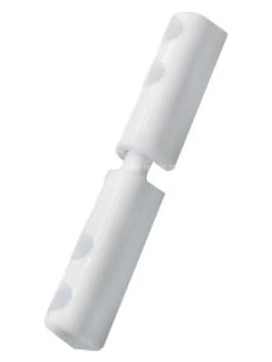 Kazan Hobi 17X25 mm Plastik Sineklik Menteşesi 4 Adet - Beyaz Renk Pencere ve Kapı Sinekliği Yedek Parçası - Dayanıklı Plastik Sineklik Tamir Takımı Aksesuarları - Kolay Montaj Sineklik Menteşe
