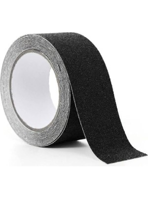 Kazan Hobi BADEM10 Yapışkanlı Merdiven ve Zemin Kaydırmaz Bant 2.5 cm 15 Metre Siyah