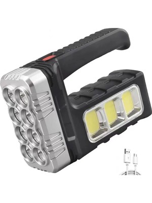 TKÇ Solar LED Fener Çok Amaçlı Kullanım Güneş Enerjili Ev, Kamp ve Outdoor Aydınlatma