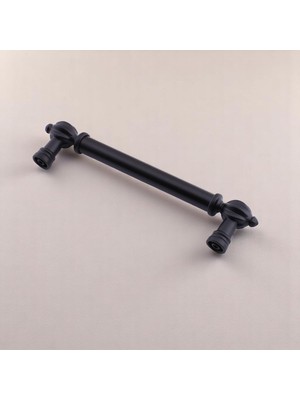 Kazan Hobi Defne Metal Kulp Siyah 160 mm Mobilya Çekmece Dolap Kapak Kulpları Kulb Kulpu Mutfak Dolabı