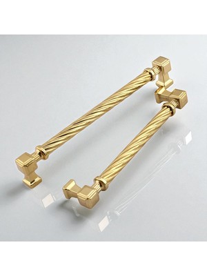 Kazan Hobi Burma Gold Altın Metal Kulp 160 mm Mobilya Çekmece Mutfak Dolabı Dolap Modern Kapak Kulbu Kulpları