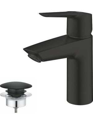 Kazan Hobi Grohe Start Quickfix Lavabo Bataryası, S-Boyut, Su Tasarruflu, Mat Siyah, 235512432