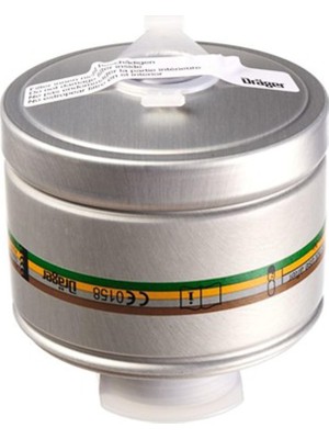 Kazan Hobi BADEM10 Solunum Koruma Buhar Asit Gaz Kükürt Amonyak Solvent Drager Gaz Maskesi Filitresi RD40