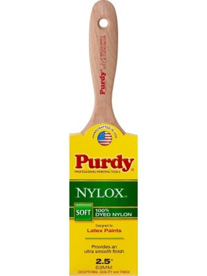 Kazan Hobi Purdy 144380225 Nylox Serisi Sprig Düz Trim Boya Fırçası, 2-1/2 "