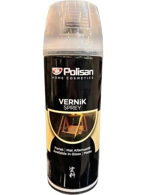Kazan Hobi Polisan Akrilik Sprey Boya Parlak Vernik 400 ml